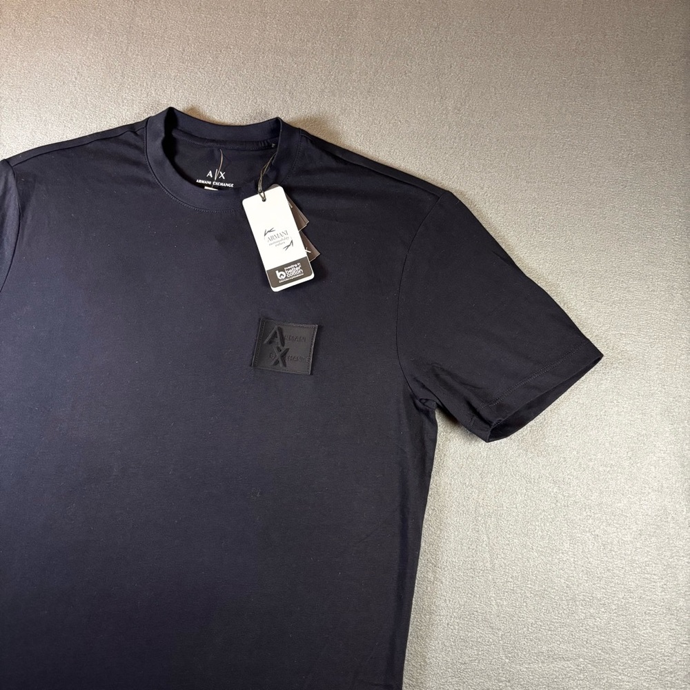Armani & Exchange Regular Fit T-Shirt With Patch Size Small - Picture 4 of 9